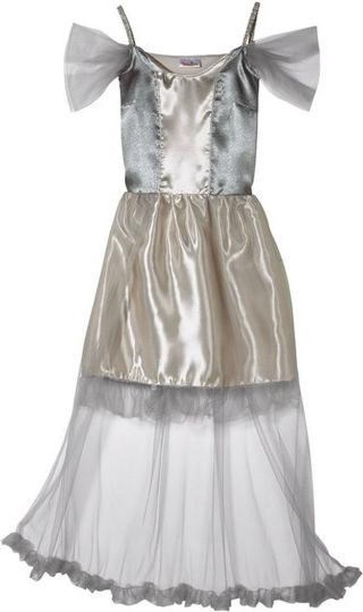 Tom Verkleedkostuum Bruid Halloween Dames Zilver Mt M