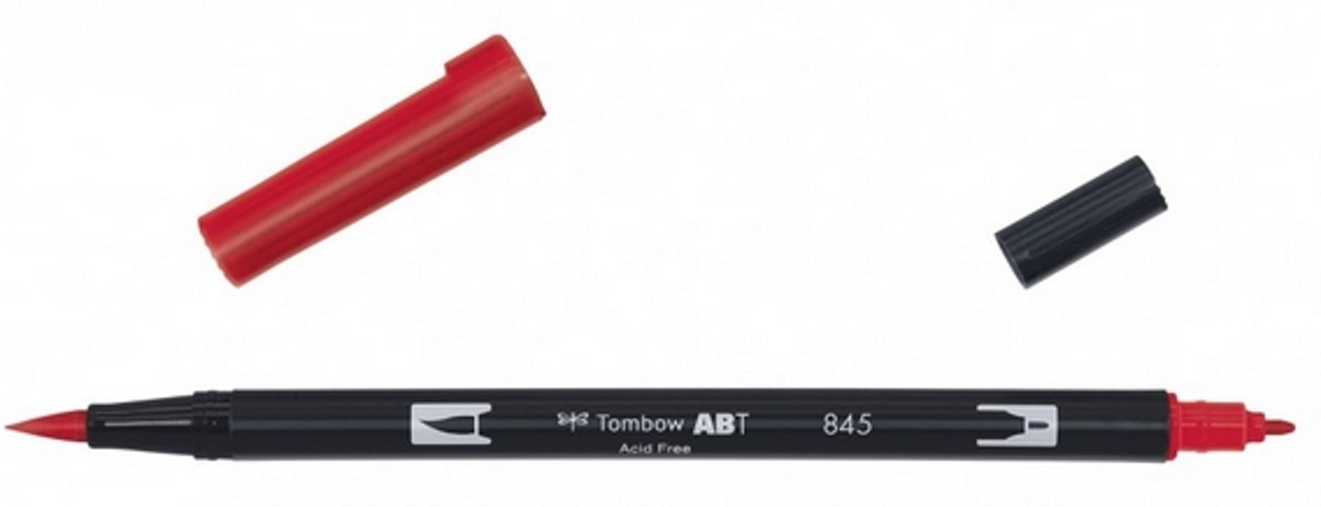   ABT dual brush pen carmine ABT-845