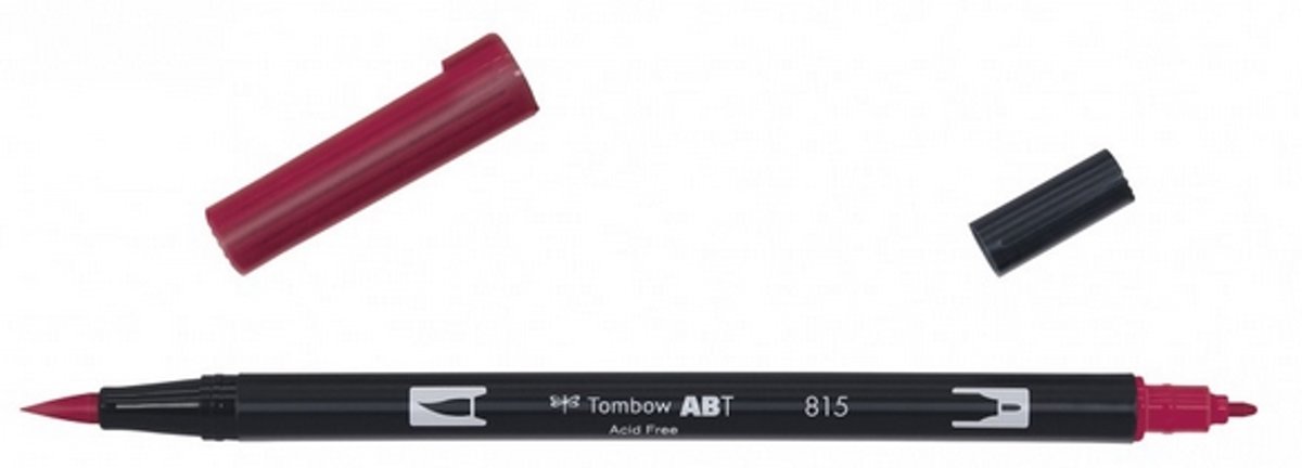 Tombow ABT dual brush pen cherry ABT-815
