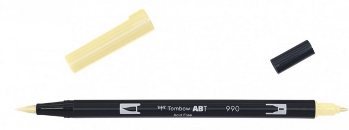   ABT dual brush pen light sand ABT-990, brushmarker, brushpen