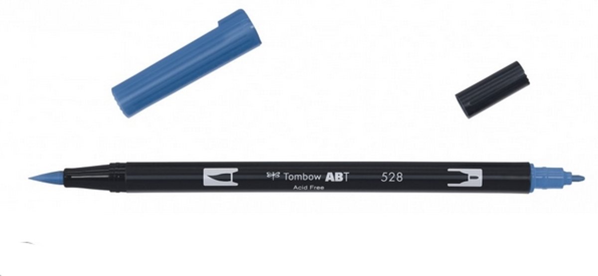   ABT dual brush pen navy blue ABT-528