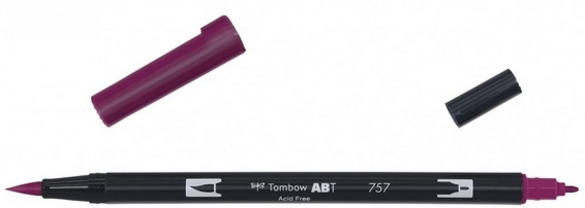   ABT dual brush pen port red ABT-757