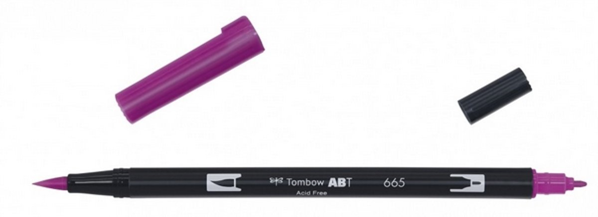   ABT dual brush pen purple ABT-665