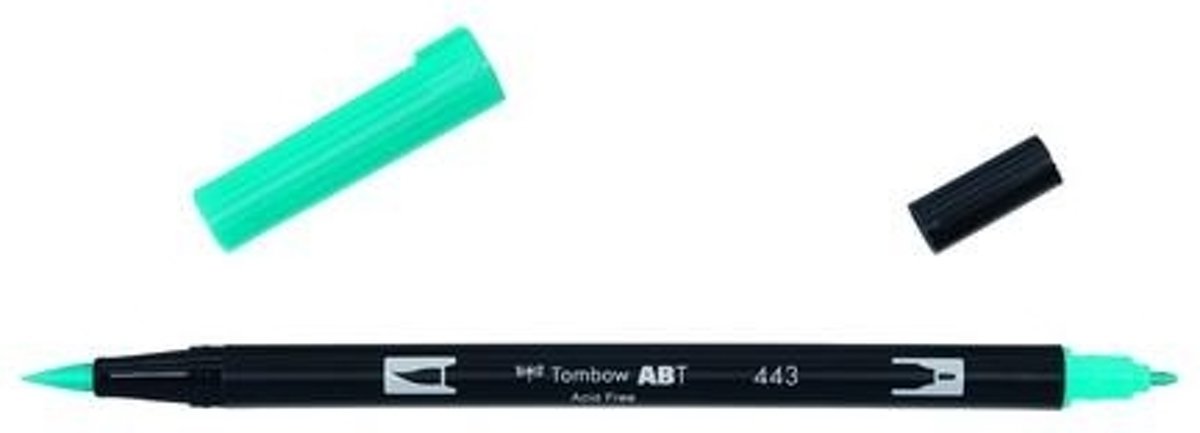 Tombow ABT dual brush pen turquoise bulk ABT-443
