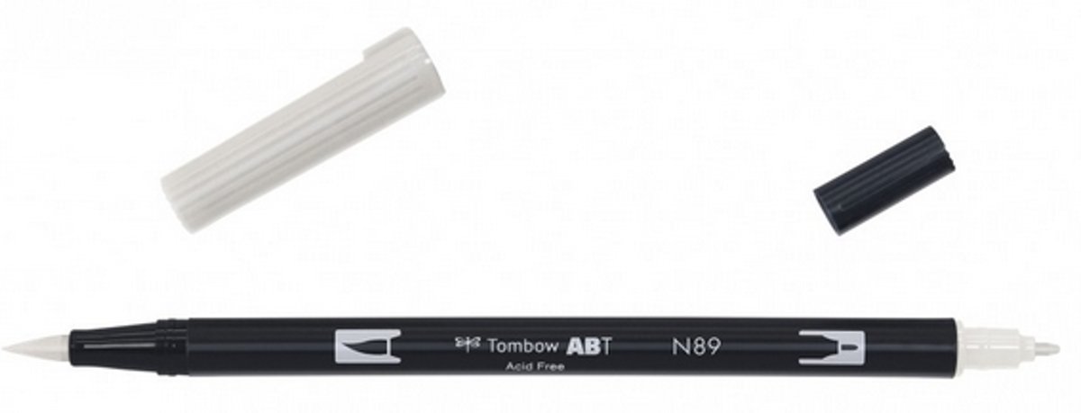 Tombow ABT dual brush pen warm grey 1 ABT-N89