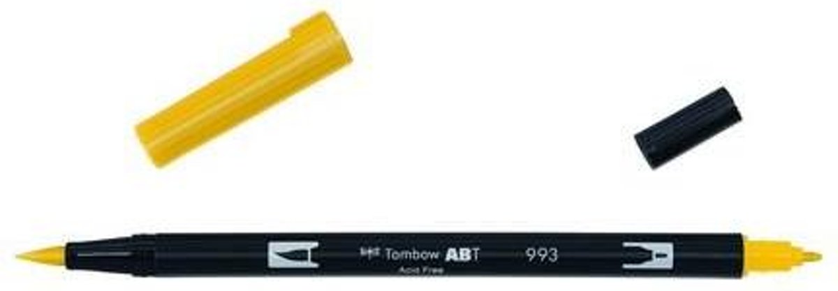   ABT dubbele brushpen chrome orange ABT-993