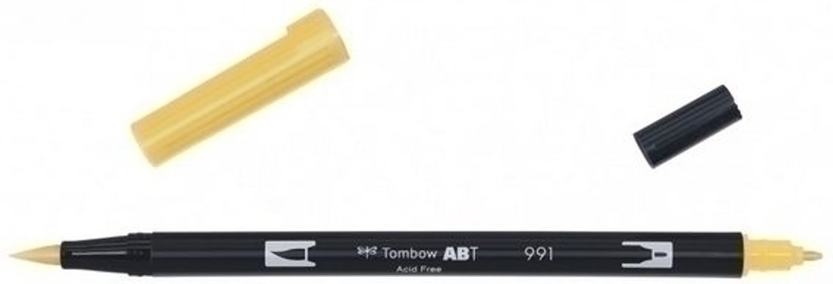   ABT dubbele brushpen light ochre ABT-991