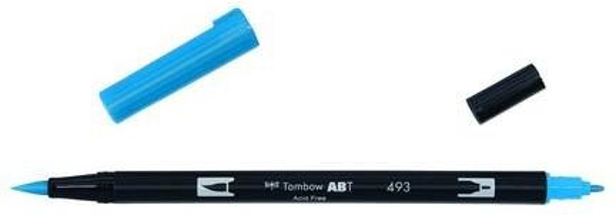 Tombow ABT dubbele brushpen reflex blue ABT-493