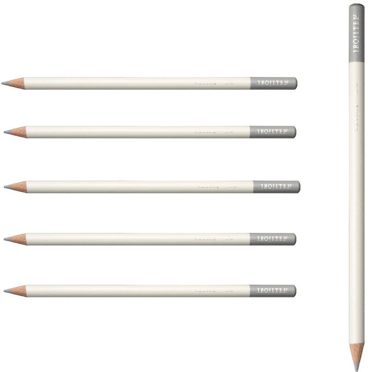 Tombow Irojiten - Kleurpotlood - EX10 - Silver gray - Grijs - 6 Stuks