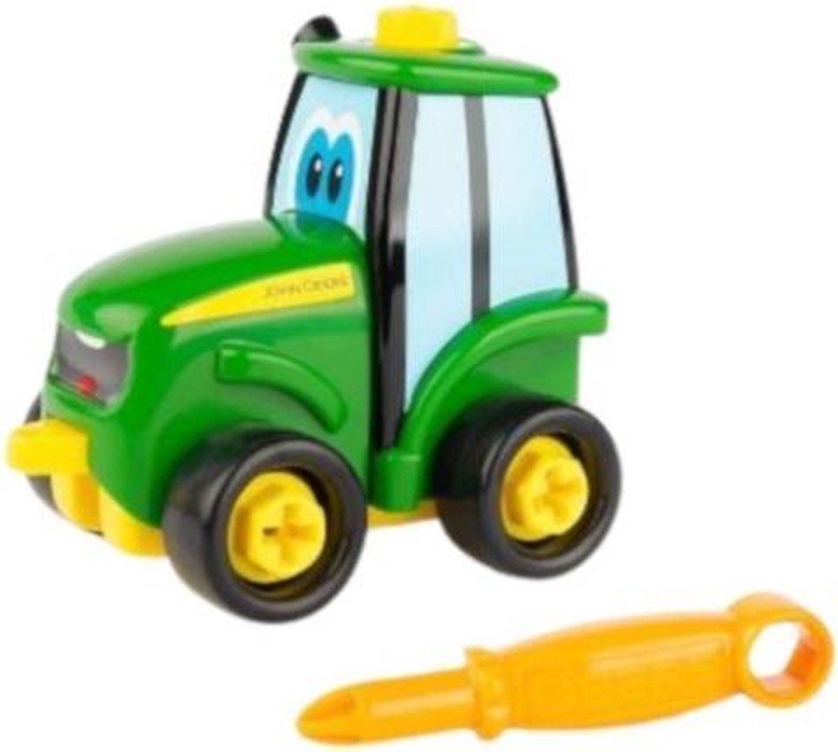 Tomy Tractor Bouw Een Buddy Johnny Junior 12 Cm Groen/geel