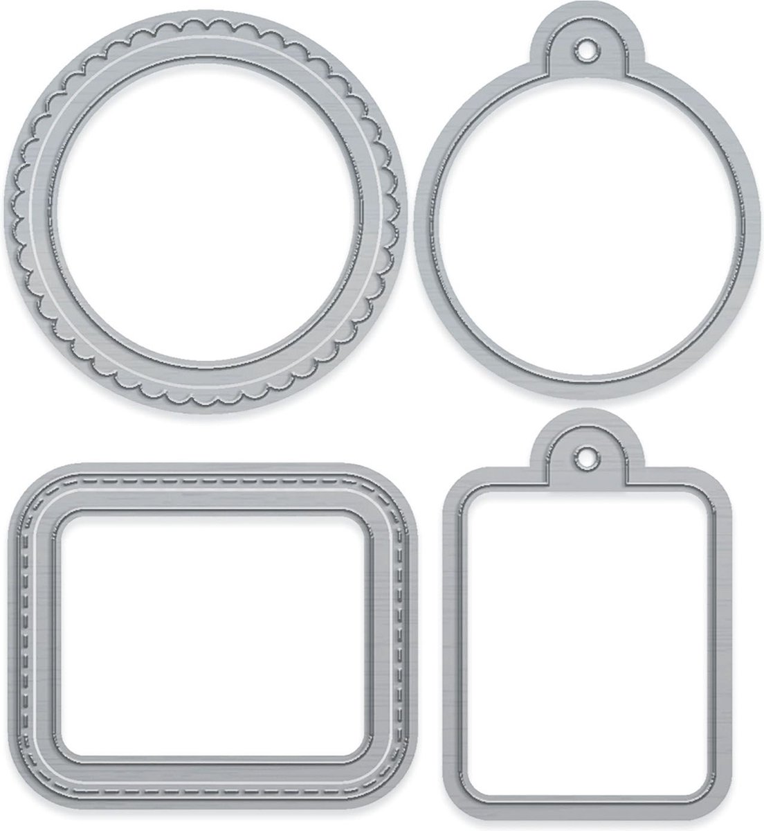 Tonic Studios Essentials simply stempeled mal set Tags & Badges