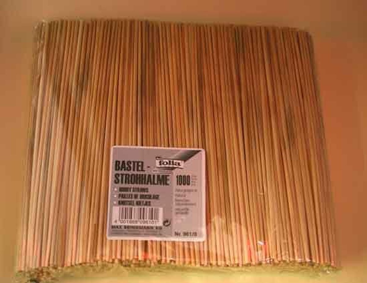 Knutsel-Rietjes - 1000 Stuks - 22cm