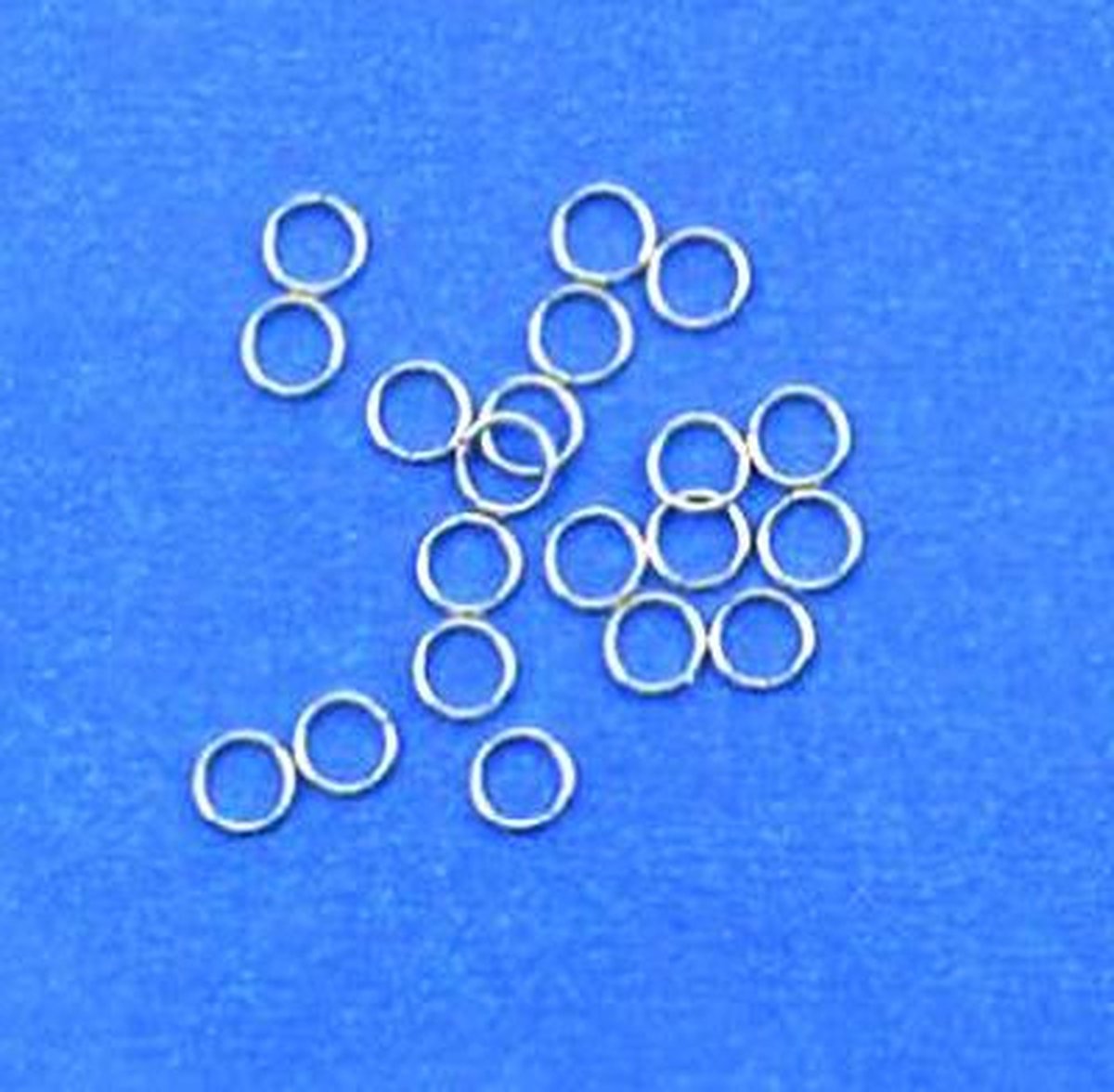 Split Ringen - 100 Stuks - Zilver - 6mm
