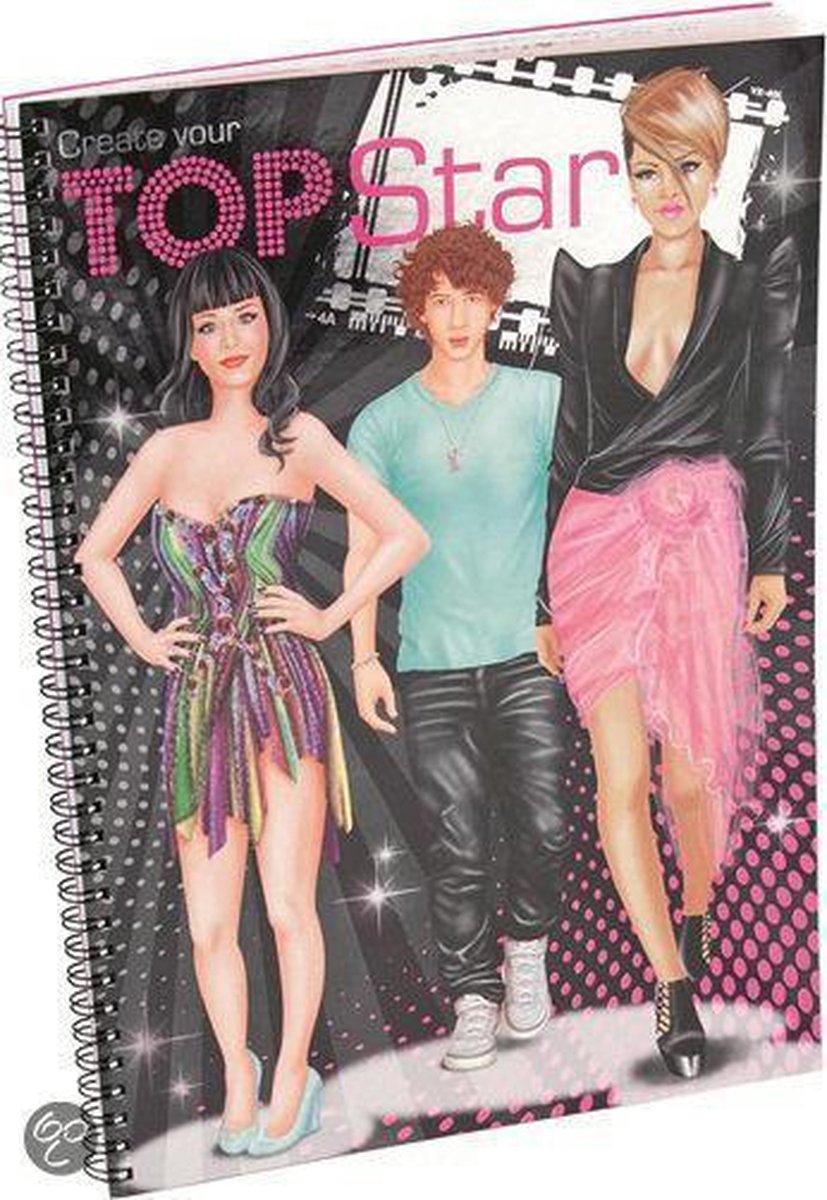 Create Your Topstar Colouring Book
