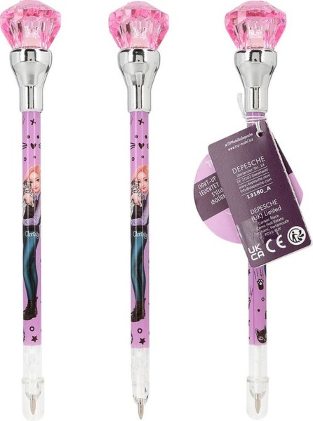 Topmodel Pen Met Licht Rebel Kitty