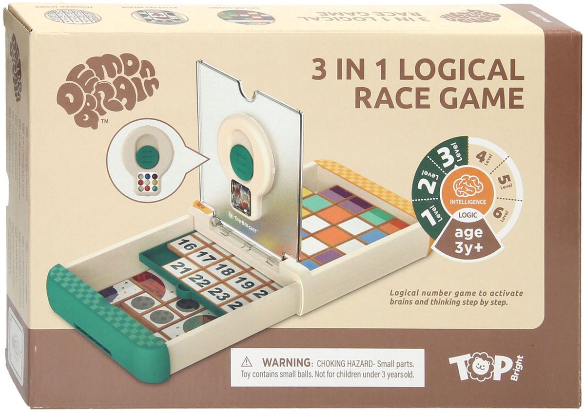 Topbright breinbrekers denkspel 3in1 puzzelset voor kinderen.