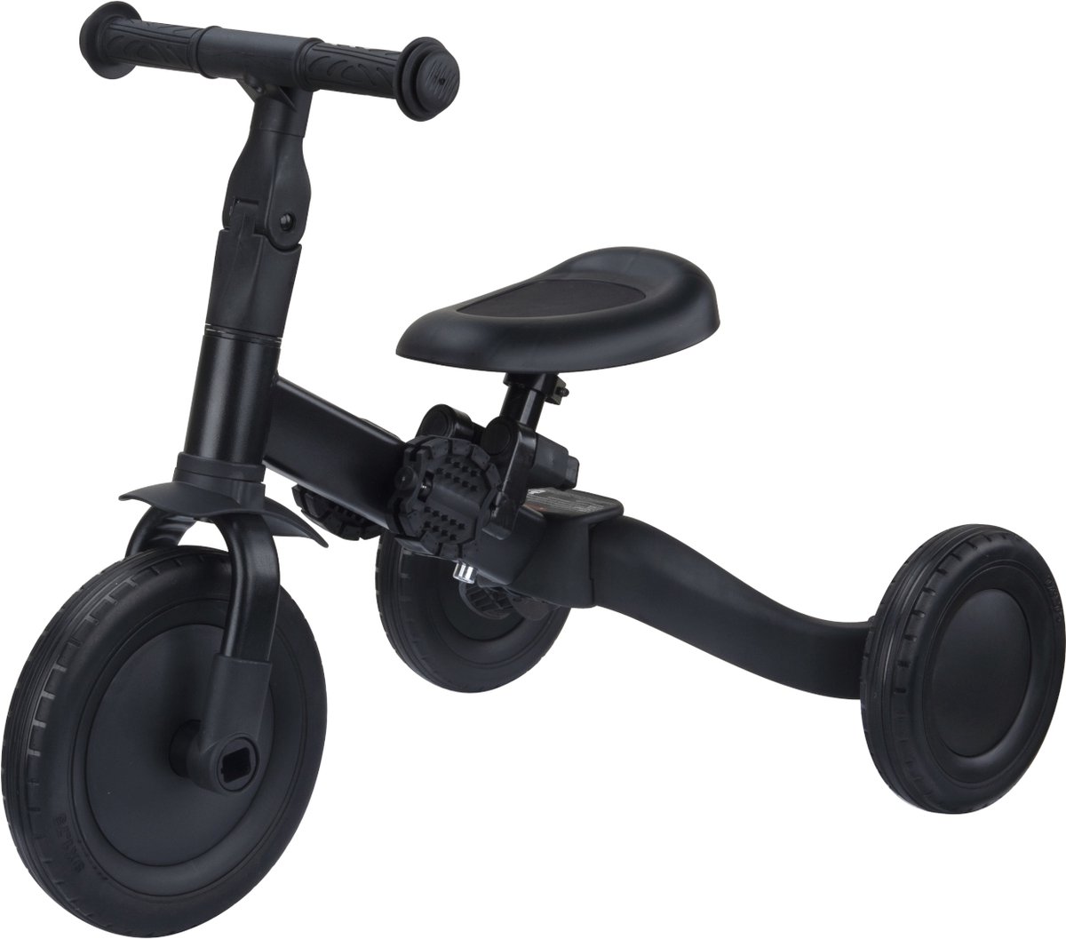   4 in1   - Loopfiets - Balance Bike - Kaya - Zwart - 2025