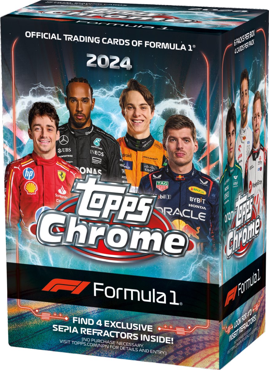 Topps Chrome Formula 1 2024 Blaster Box