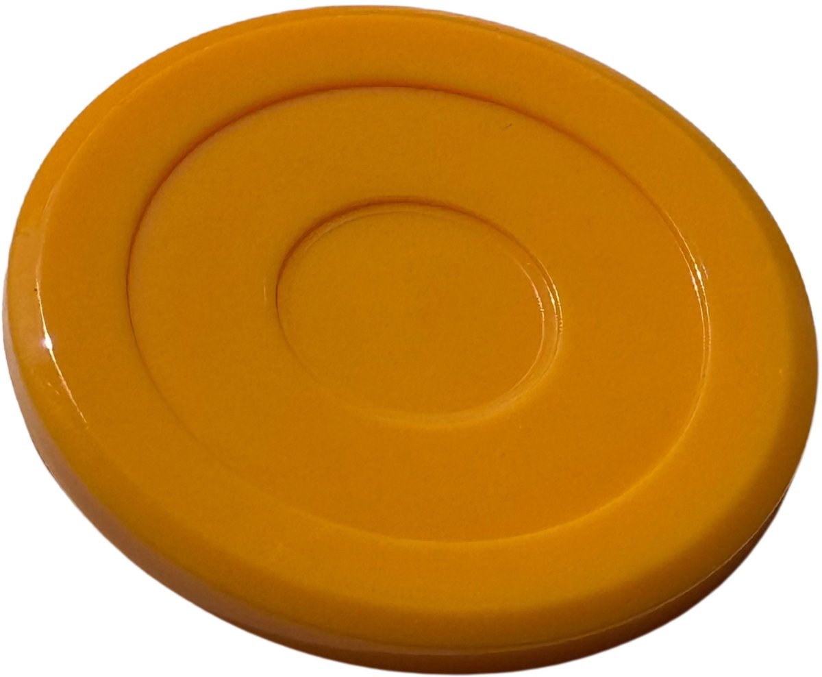 TopTable Airhockey puck pro Orange 70mm, 25gr - Horecakwaliteit!