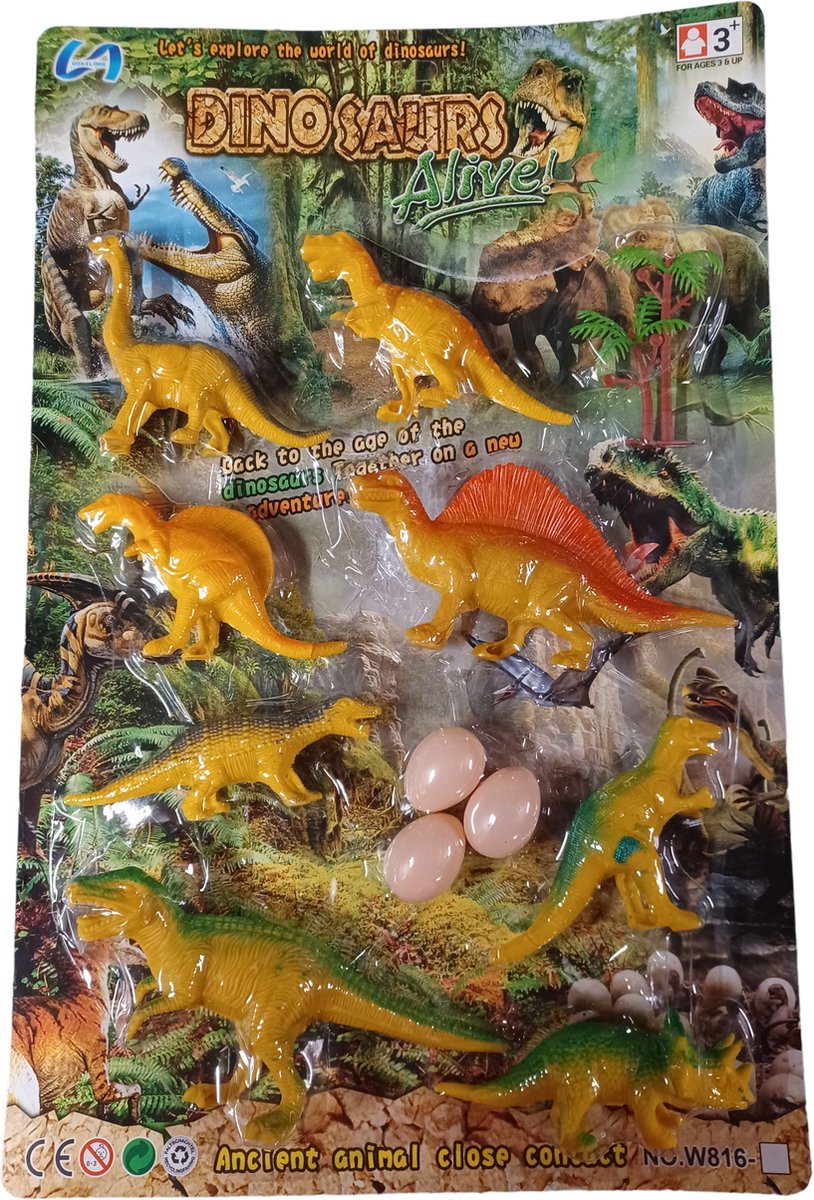 Dinosaurus - Speel Set - 12 delig - Dino Alive