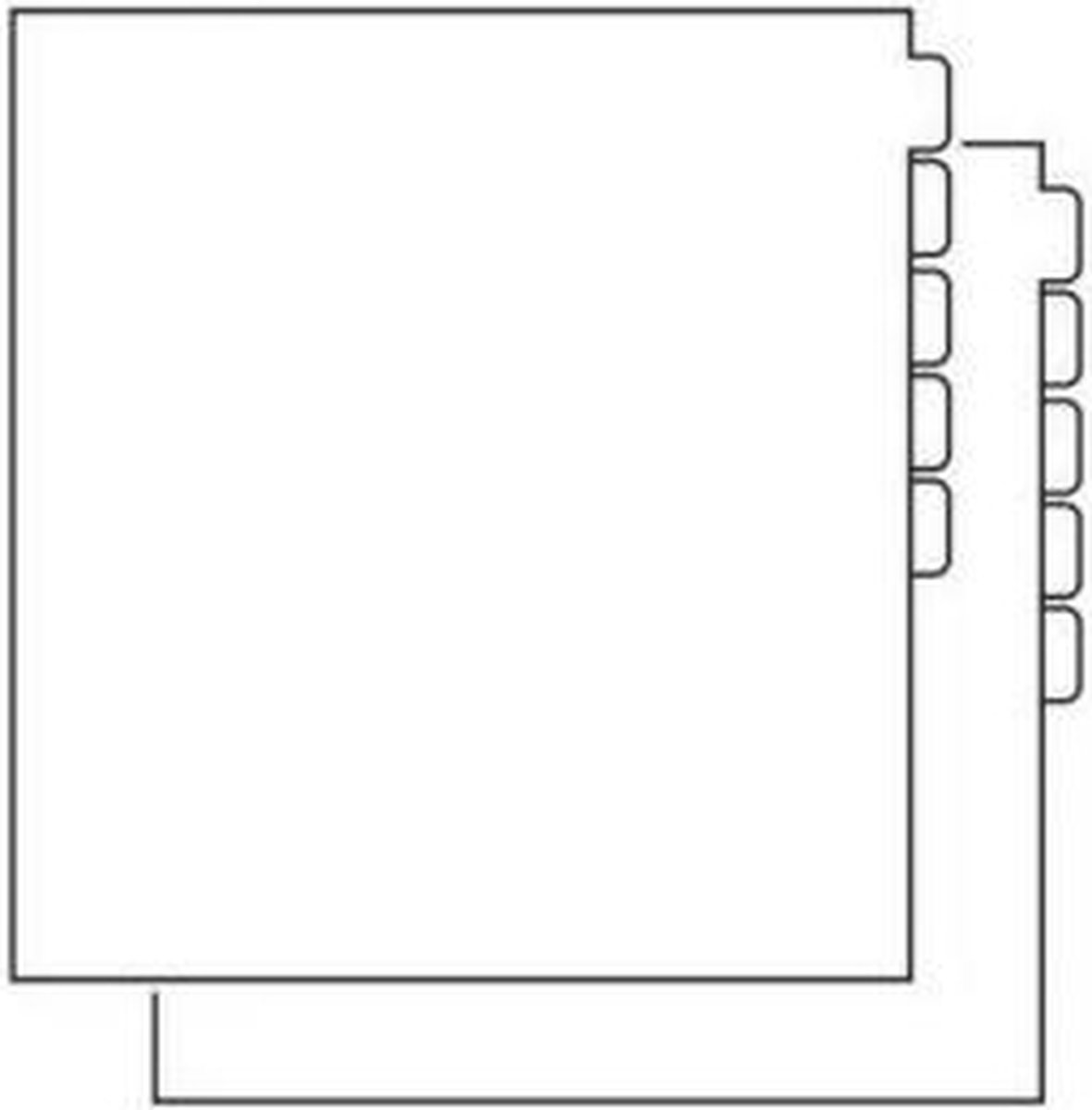 Paper Storage Box Dividers - 10 Pack