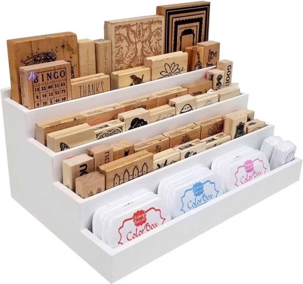 Totally Tiffany Deskmaid Opbergsysteem - 4-laags Stempel&Accessoire opbergsysteem