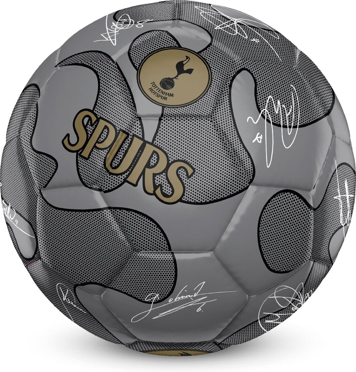 Tottenham Hotspur voetbal - 32 Panel Camo - met handtekeningen - maat 5