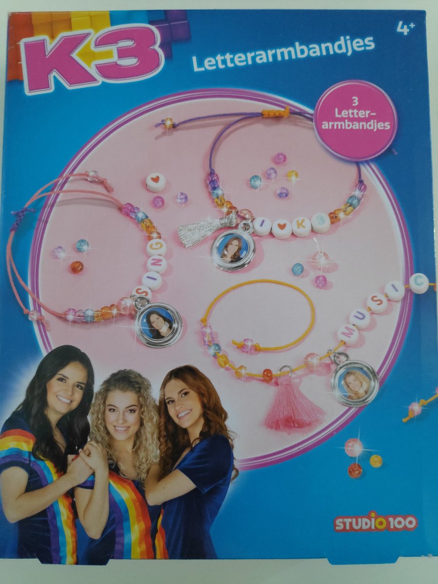K3 Letterarmbandjes - Armbanden