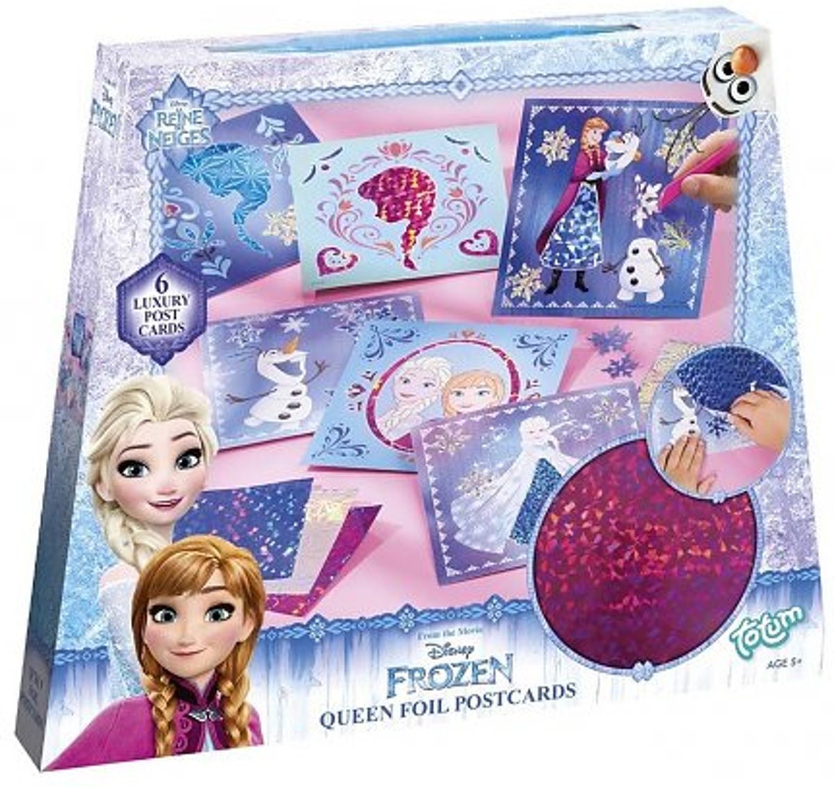 Frozen Queen foil postcards - Maak je eigen folie kaarten