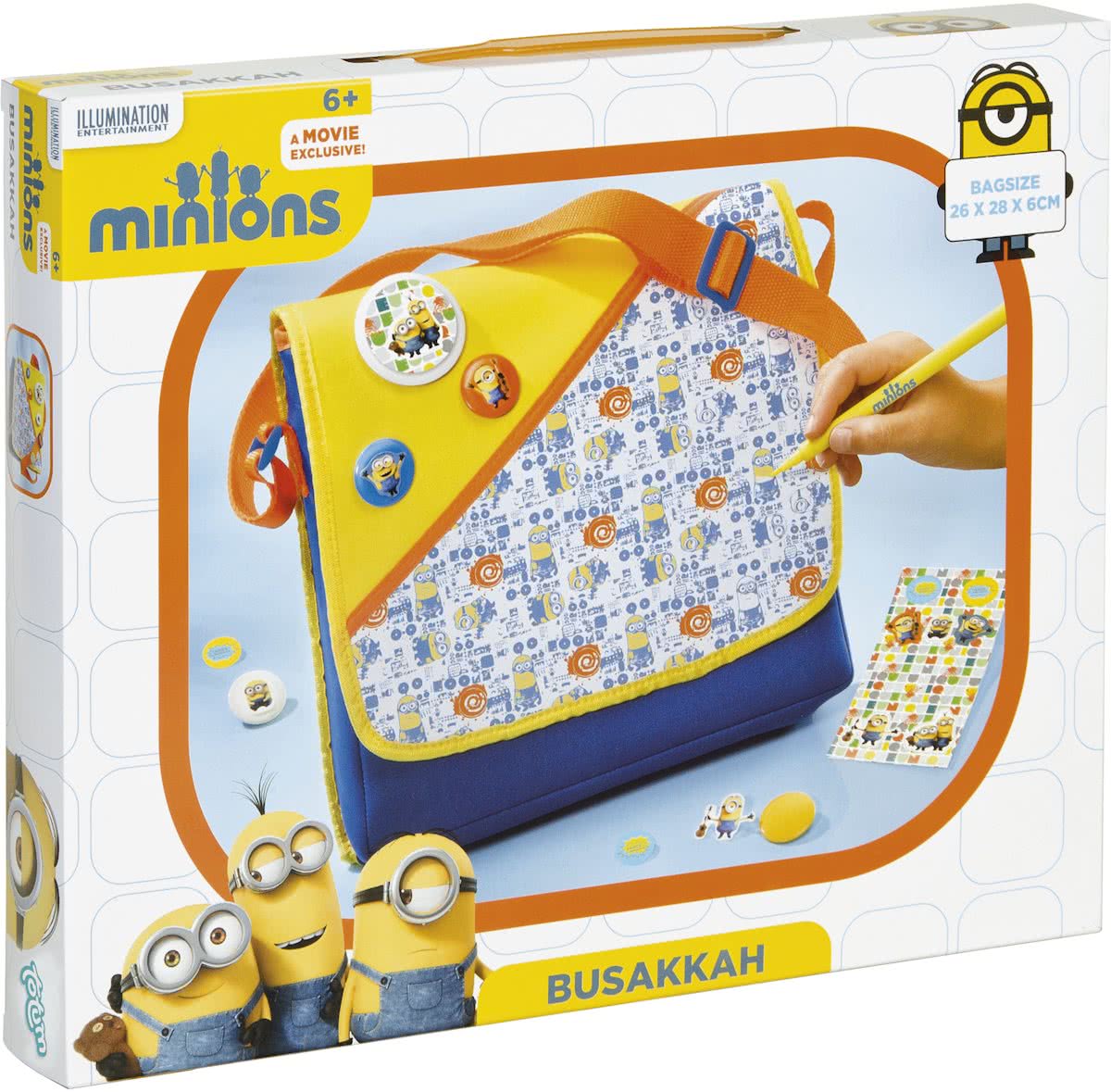 Minions Busakkah - Versier je eigen Minions tas