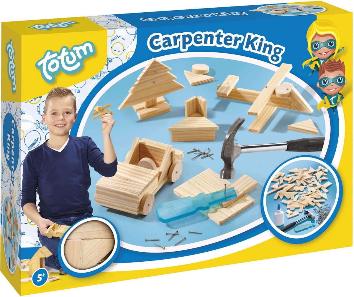 Totum Carpenter King - Timmerset met hout