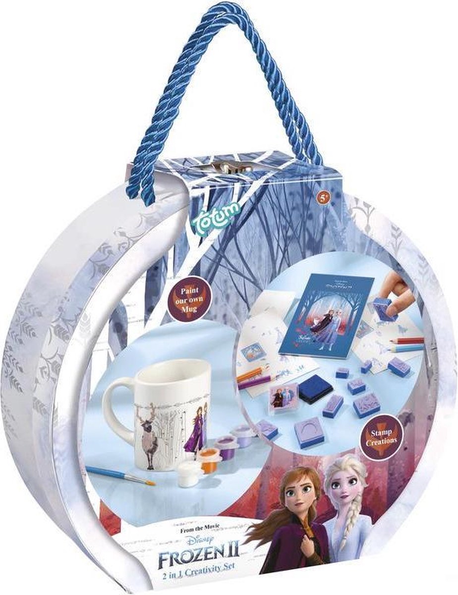 Totum Disney Frozen 2 in 1 koffer mok & stempelen