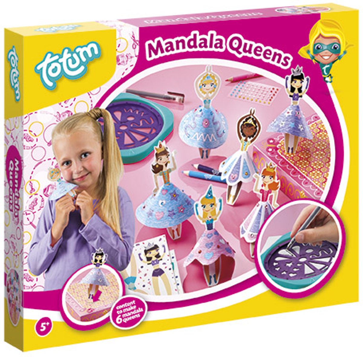 Totum Mandala Queens - Maak je eigen dansende Koninginnen