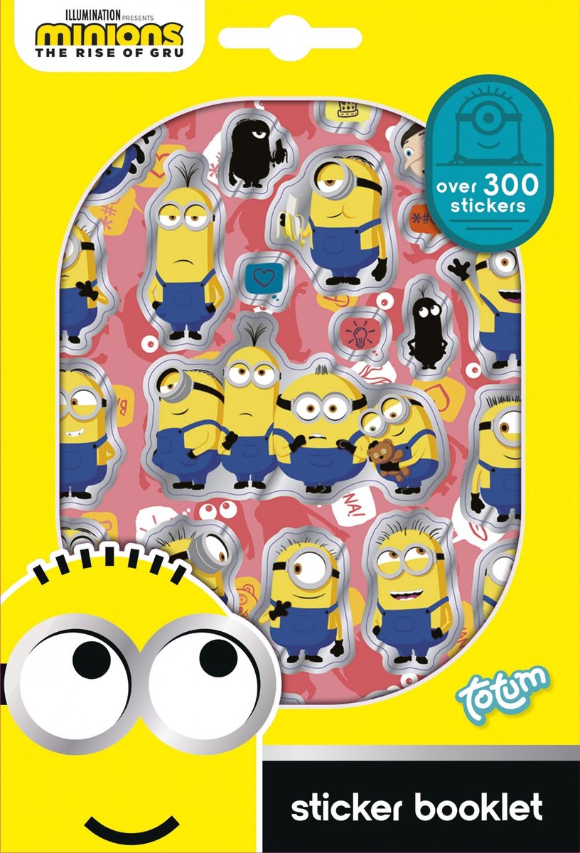 Totum Stickerset Minions Junior 300 Stuks