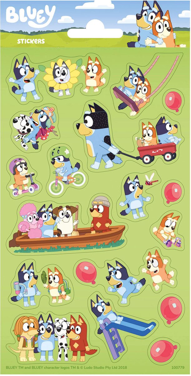 Totum Stickervel Bluey