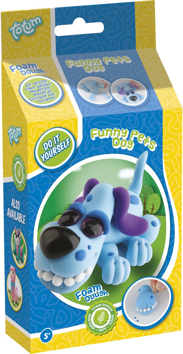 Totum foamdough dieren  -funny pet - hond maken
