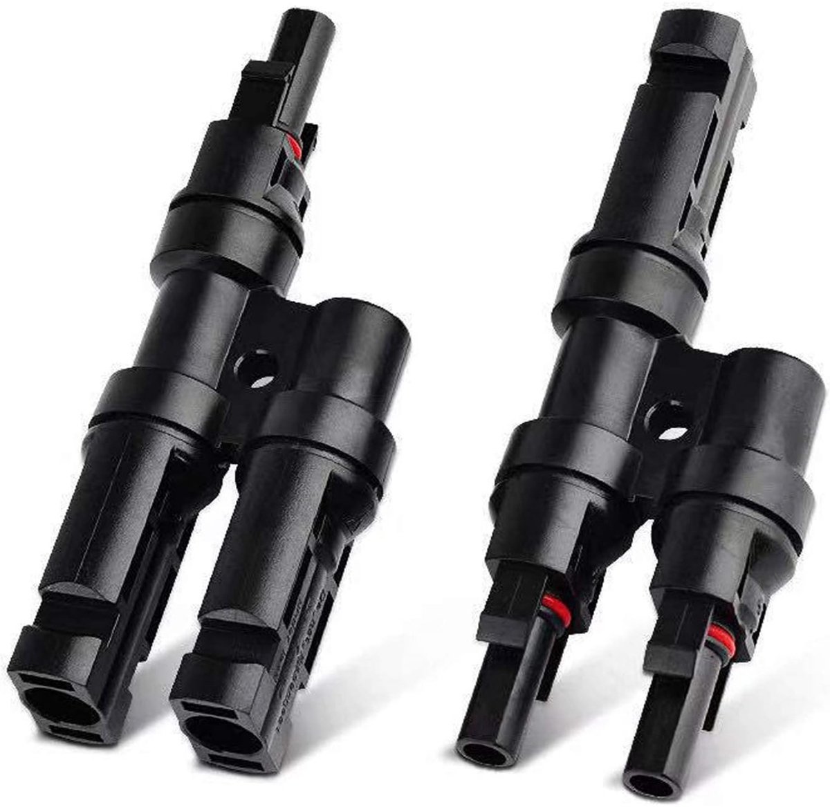   Y-connectoren mannelijk, vrouwelijk - Zonne-energieconnectoren - T-type zonneconnectoren - Zonnepaneelkabelconnectoren