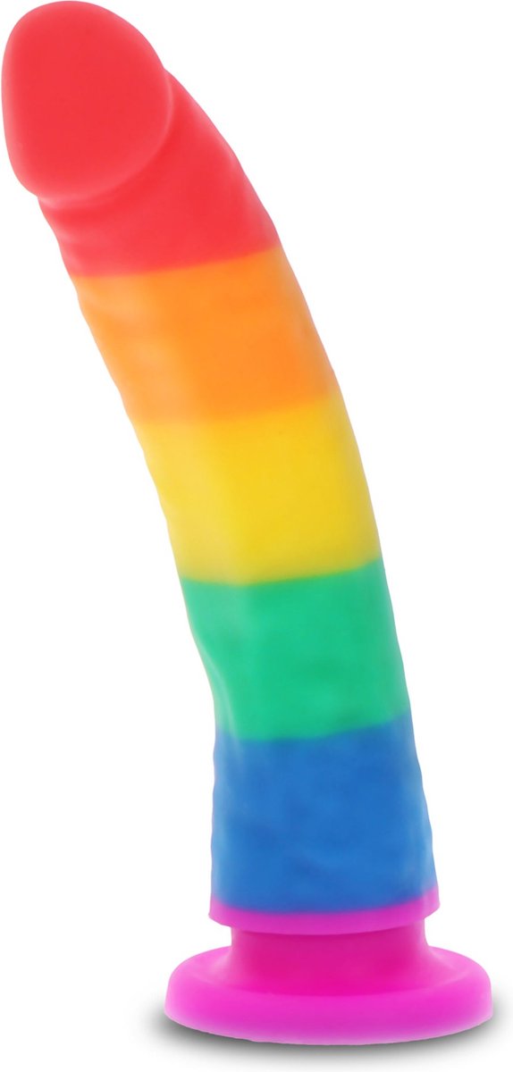 TOYJOY Dildo Love Toy Unicorn Dancer 8 Inch Regenboog