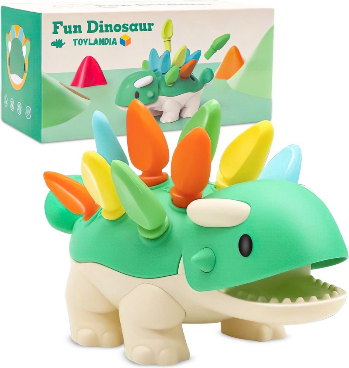 Toylandia Dino - Motorische ontwikkeling babyspeelgoed voor 6 maanden+