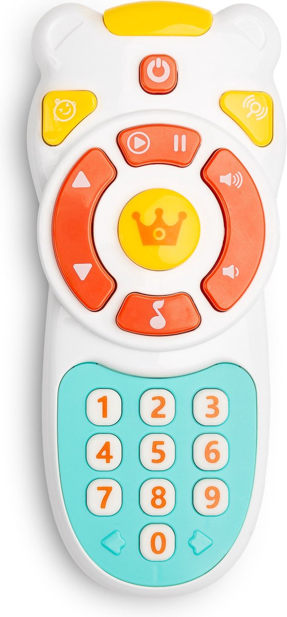 TOYZ - Interactieve TV-Afstandsbediening voor Peuters - Speels en Educatief - Geluiden en Lichten - Vanaf 6 Maanden