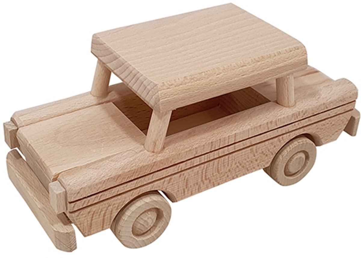 Trabant - Houten speelgoed auto - Speelgoed - Auto - Decoratie - Kinderkamer - Trabant