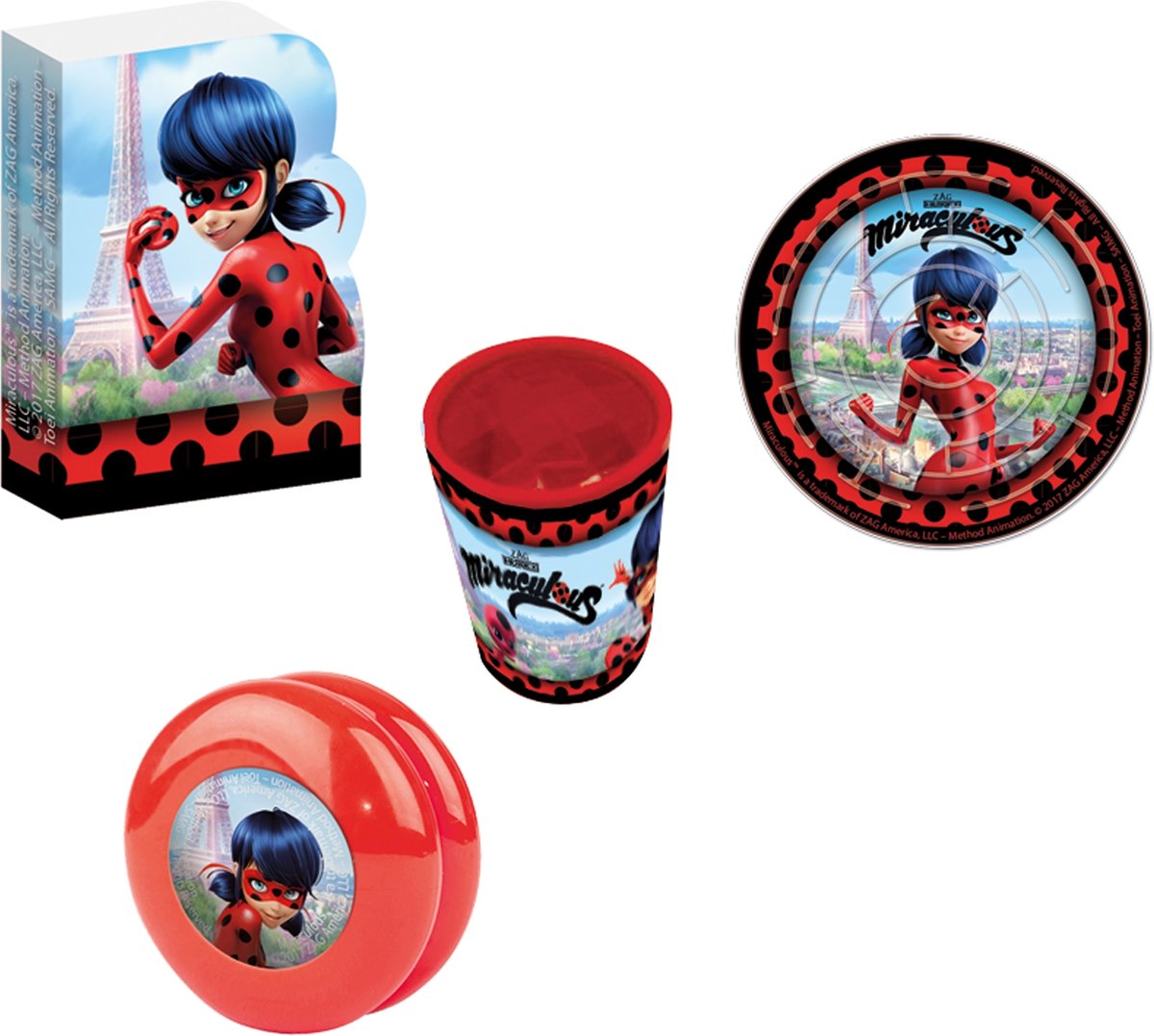 Set van 24 Ladybug™ cadeautjes - Feestdecoratievoorwerp