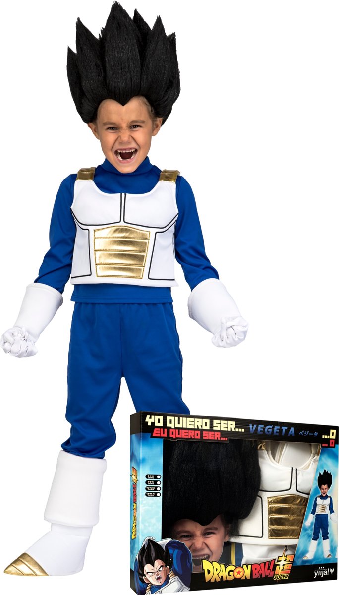 Vegeta Dragon Ball™ kostuum voor jongens in cadeauverpakking - Verkleedkleding