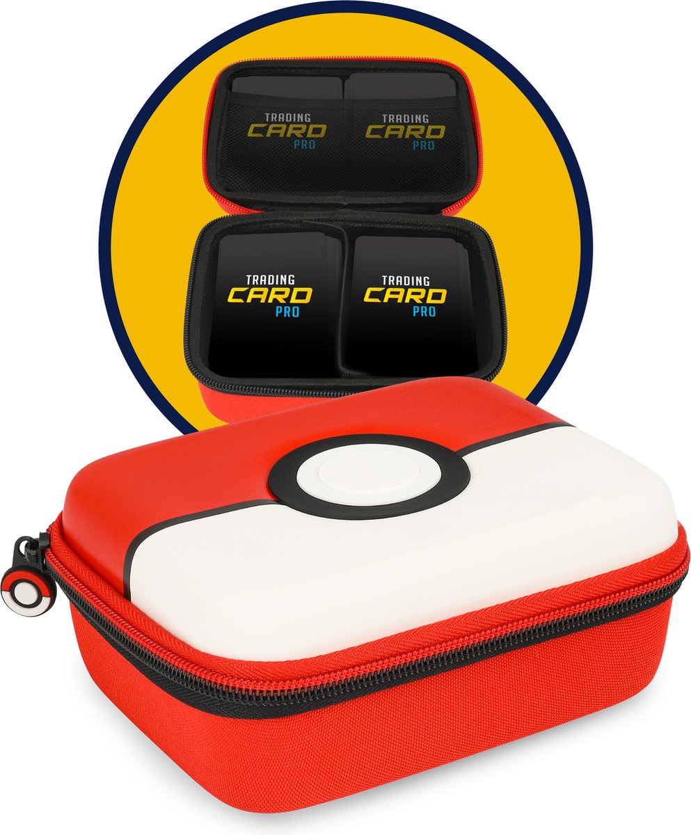 TradingCardPro - Luxe verzameldoosje voor Pokémon kaarten - Stevige Verzamelmap - Opbergmap voor 400 kaarten