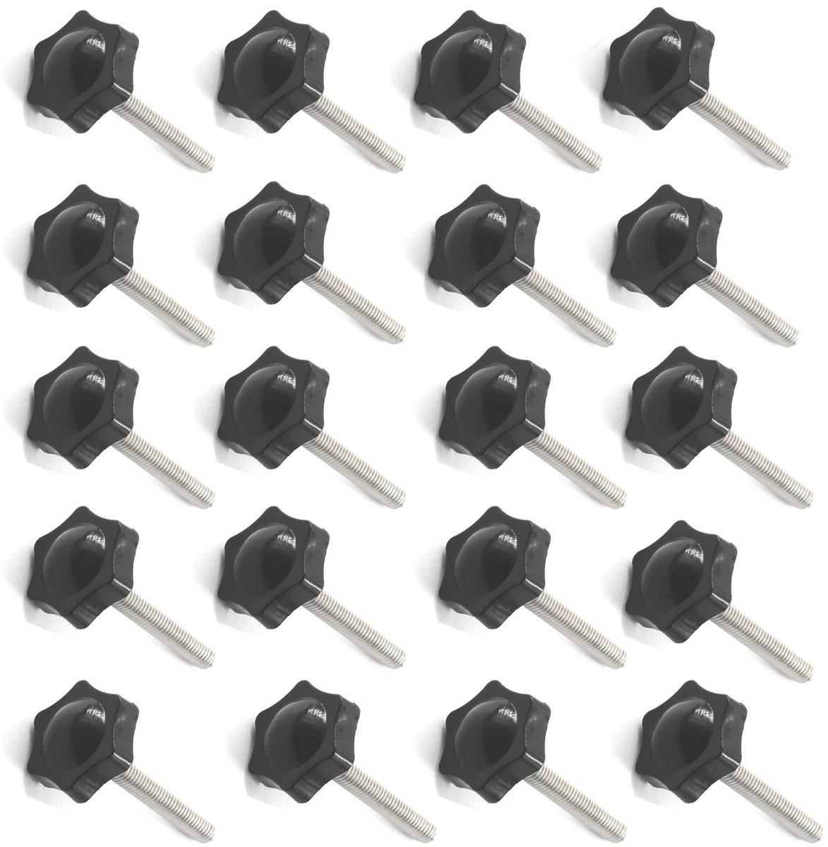 TRANKIELO® - 20 Stks M5x25mm RVS Draad Knoppen – Duurzaam, Corrosie Bestendig, Eenvoudige Installatie