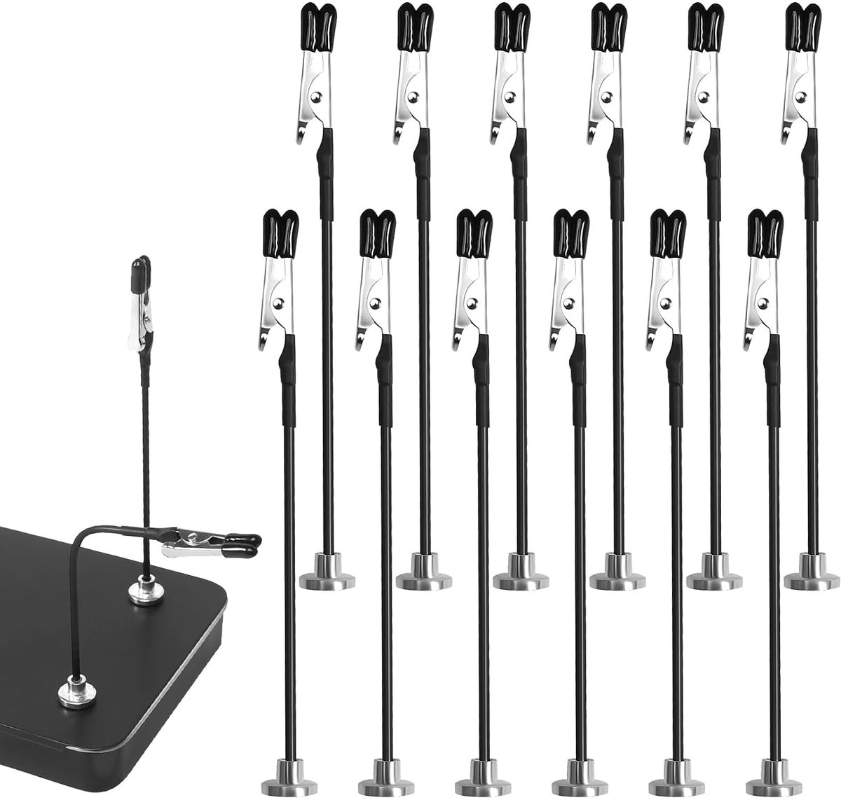 TRANKIELO® - Derde hand solderen met magnetische voet – flexibele zwanenhals, 360 graden verstelbare soldeerhulp