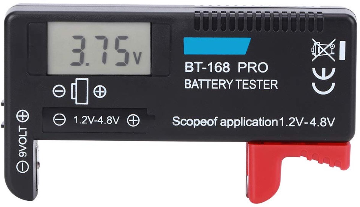 TRANKIELO® - Digitale Batterij Tester voor Knoopcel en Kleine Batterijen – Compact, Lichtgewicht en Nauwkeurig