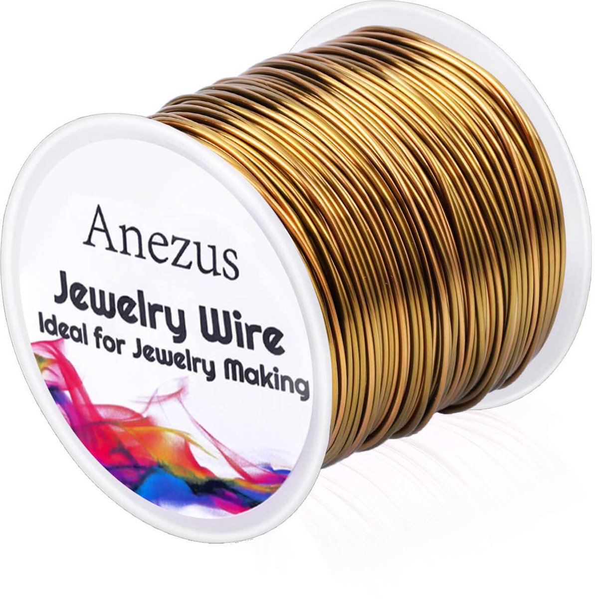 TRANKIELO® - Sieradendraad voor Ambacht en Knutselwerk – Koperen Draad 18 Gauge – Aanslagbestendig – Antiek Brons