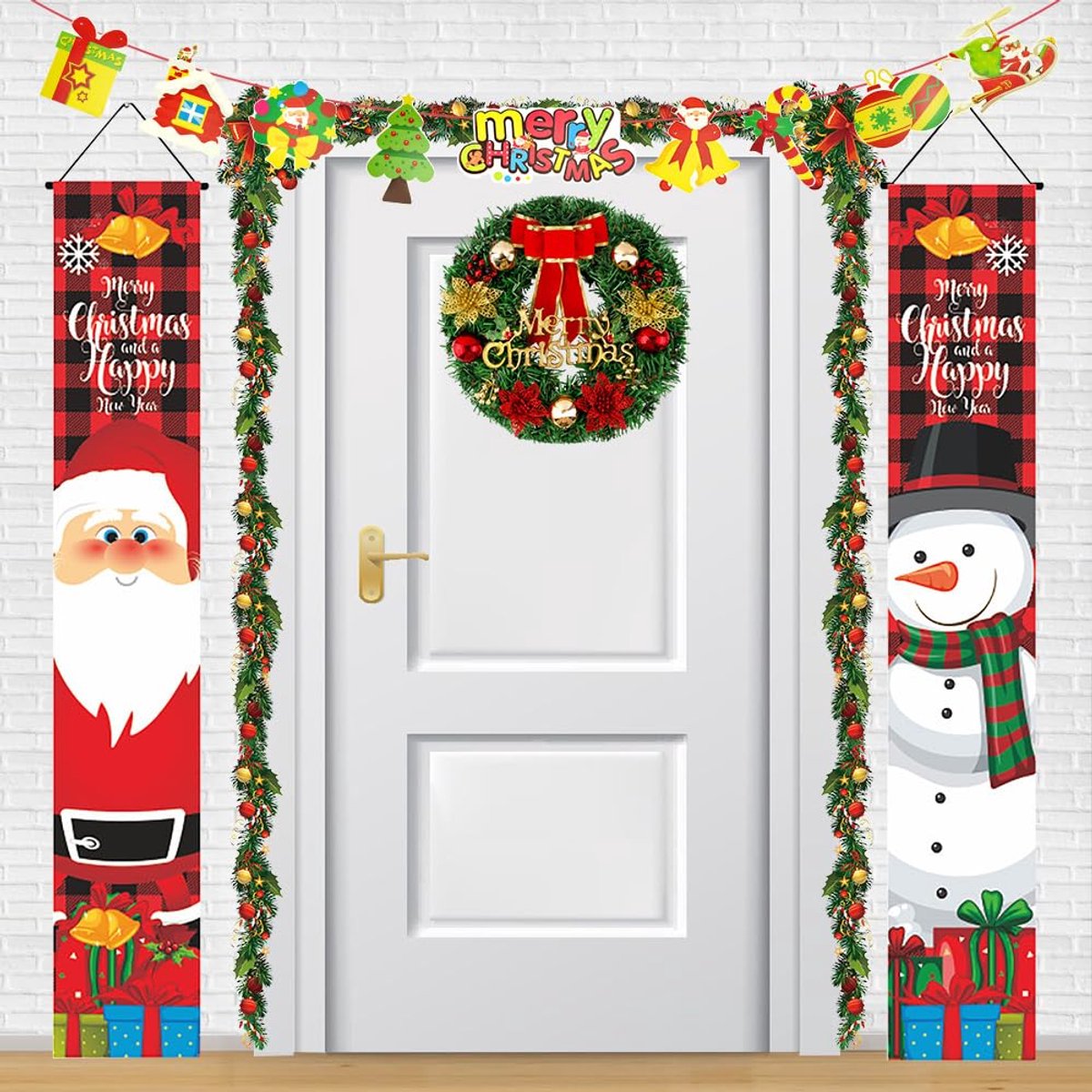 TRANKIELO® - Unieke Kerst Banner – Feestelijke Sfeer – Duurzame Kwaliteit