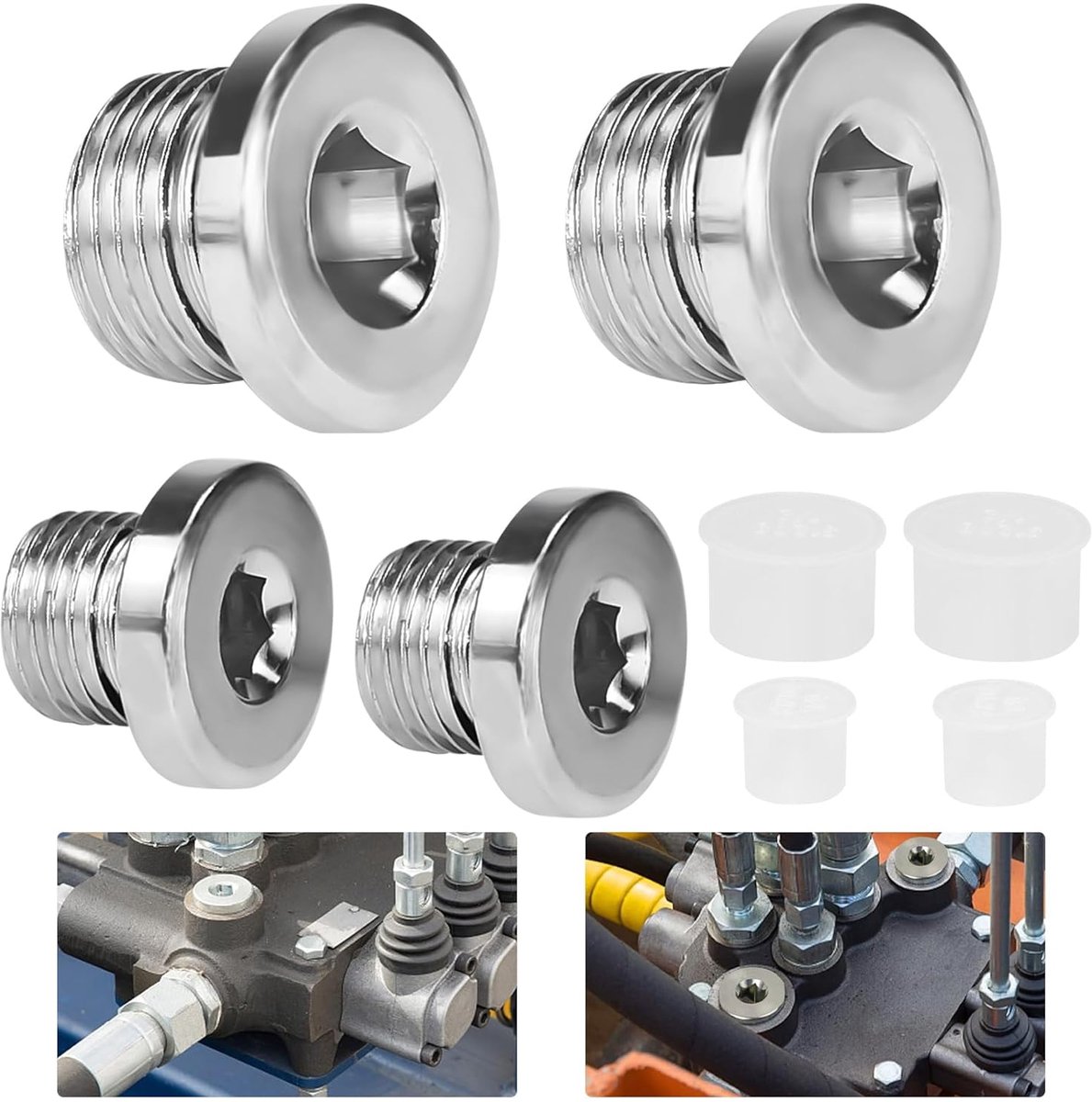 TRANKIELO® – Koolstofstaal Blindstop – Duurzaam en Roestbestendig – Universele Afsluitstop